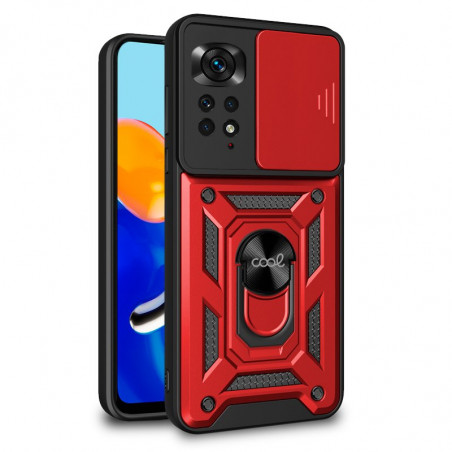 Carcasa COOL para Xiaomi Redmi Note 11 / Note 11S Hard Ring Rojo