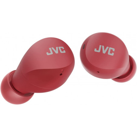 JVC Auriculares inalámbricos Gumy Mini - Cascos Bluetooth 23horas rojos