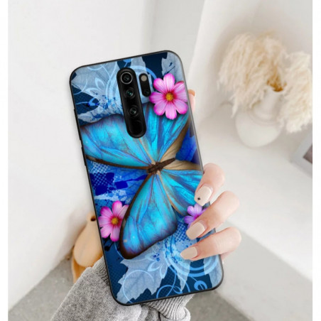 Funda Note 8 Pro modelo mariposa