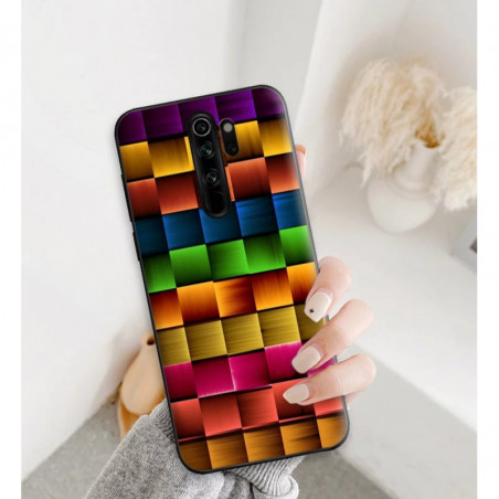 Funda Xiaomi note 8 pro modelo cuadros coloridos