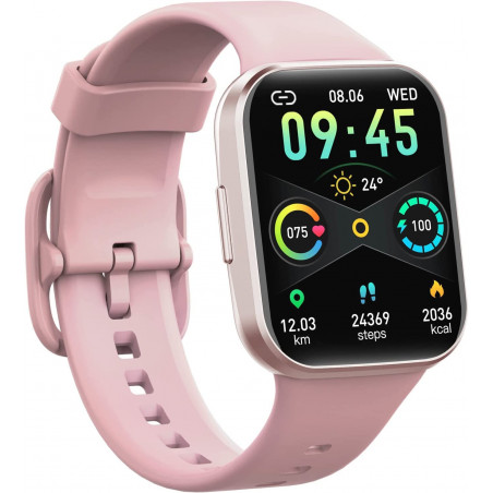 Smartwatch Mujer, 1.69'' Reloj Inteligente Hombre Mujer 25 MOLOCY