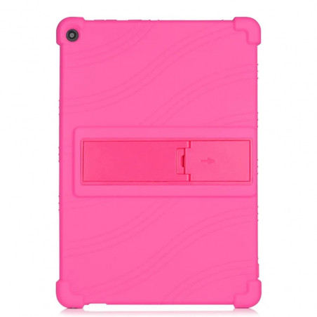 Funda Lenovo m10 (3ra generación) GOMA ROSA