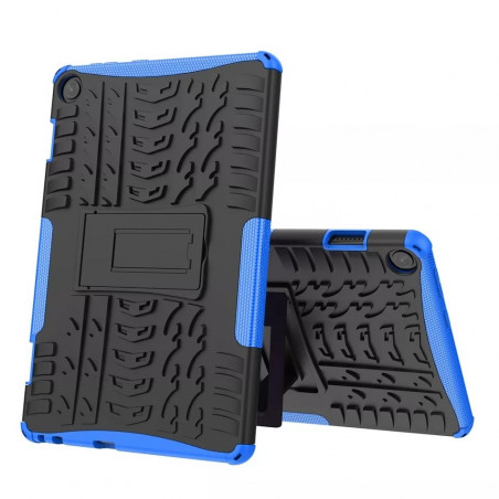 FUNDA PARA TABLET LENOVO M10 (TERCERA GENERACIÓN) FUNDA DURA COMO CARCASA azul y negra