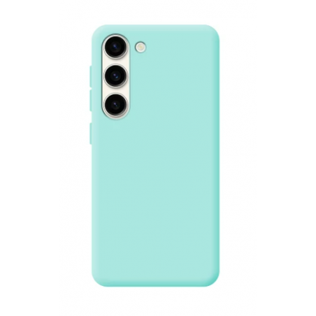 Funda Silicona Suave Samsung S23 Plus con Cámara 3D Verde