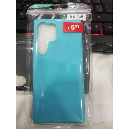Funda para Samsung Galaxy S23 Ultra color Azul silicona suave