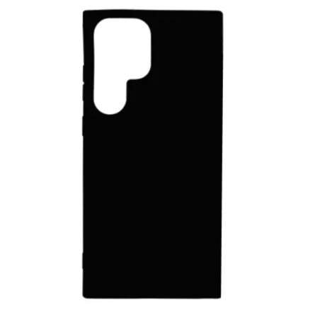 Funda para Samsung Galaxy S23 Ultra color negro silicona suave