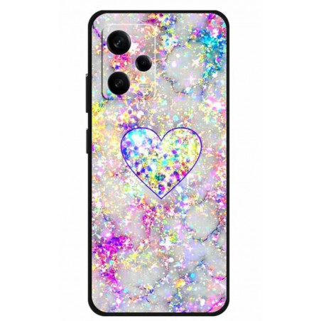FUNDA SILICONA PARA XIAOMI REDMI NOTE 12 PRO / POCO X5 PRO 5G corazón