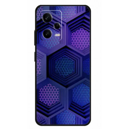 FUNDA SILICONA PARA XIAOMI REDMI NOTE 12 PRO / POCO X5 PRO 5G  lila futuro