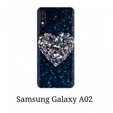 Funda Samsung Galaxy A02 corazón