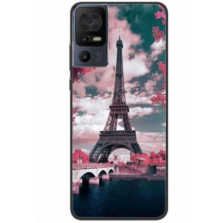 Funda para TCL 40 SE Dibujo torre Paris