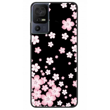 Funda para TCL 40 SE Dibujo flores