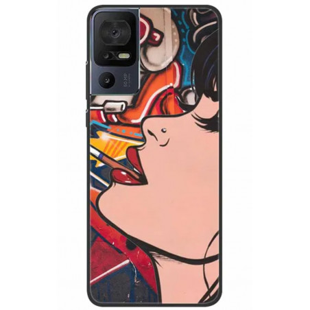 Funda para TCL 40 SE Chica moderna