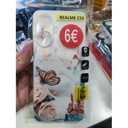 Funda para Realme C55 Mariposas vintage