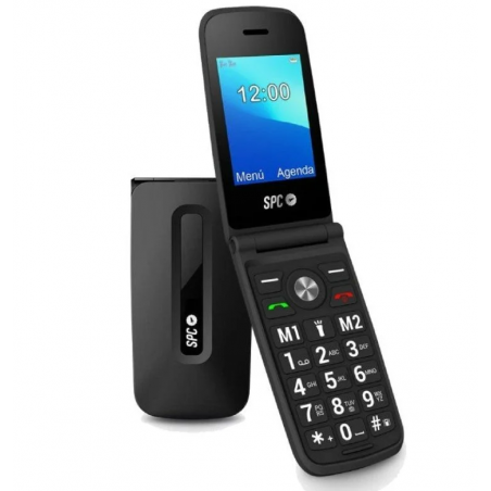 Teléfono Móvil SPC Titan para Personas Mayores/ Negro
