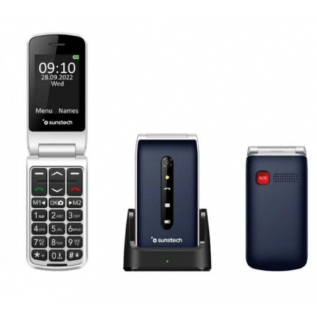 Teléfono Móvil Sunstech CELT18BL/ Azul