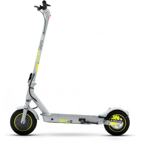 smartGyro Ziro Silver - Patinete Eléctrico Urbano con Motor de 350W 36V (Potencia Nominal), Batería de 8.800 mAh con 30 Km