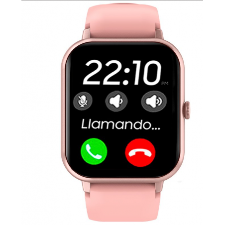 Smartwatch COOL Forest Silicona Rosa (Llamadas, Salud, Deporte)