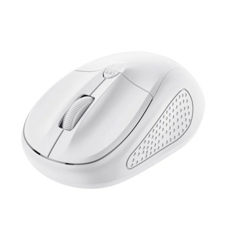 Ratón Inalámbrico Trust Primo/ Hasta 1600 DPI/ Blanco mate