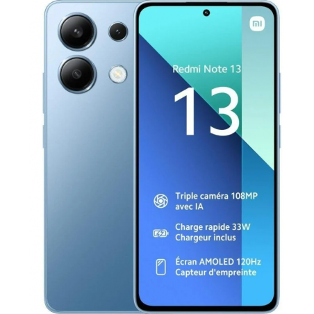 Smartphone Xiaomi Redmi Note 13 NFC 6GB/ 128GB/ 6.67"/ Azul