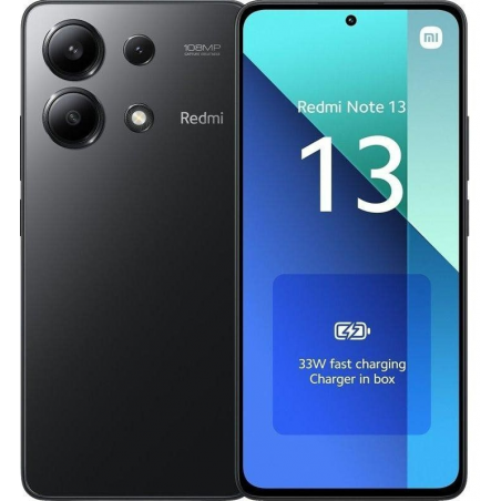 Smartphone Xiaomi Redmi Note 13 6GB/ 128GB/ 6.67"/ Negro