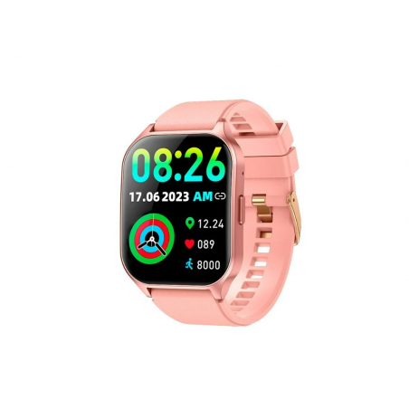 Cool Smartwatch Amoled Curved Silicona Rosa
