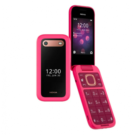 NOKIA FLIP 6 COLOR ROSA  MEJOR MOVIL BASICO DEL MERCADO