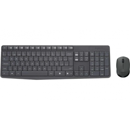 Teclado y Ratón Inalámbricos Logitech MK235