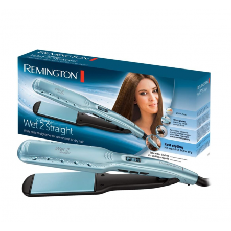 Planchas de pelo con placas mas anchas, Remington, planchado fácil