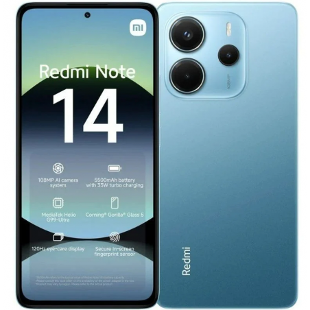 Smartphone Xiaomi Redmi Note 14 8GB/ 256GB/ 6.67"/ Azul