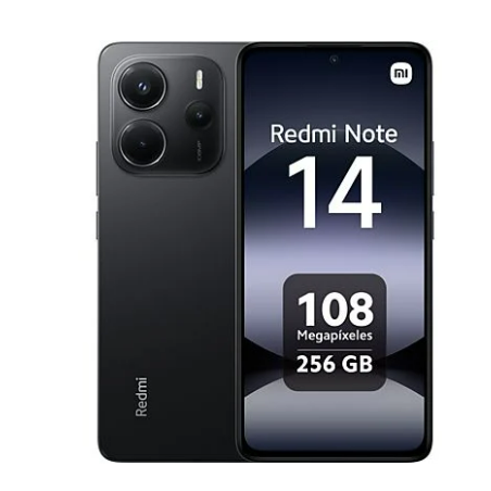Smartphone Xiaomi Redmi Note 14 8GB/ 256GB/ 6.67"/ Negro