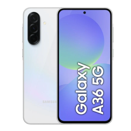 Smartphone Samsung Galaxy A36 8GB/ 256GB/ 6.7"/ 5G/ Blanco