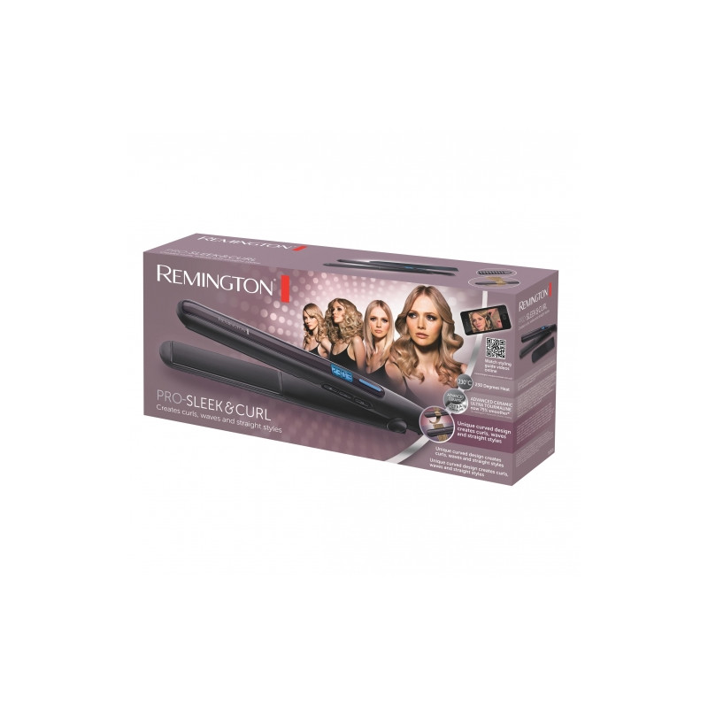 Plancha de Pelo Remington Pro-sleek&curl Plancha de Pelo Remington Pro-sleek&curl