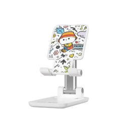 WIWU Soporte Movil y Tablet Sobremesa Ajustable color blanco