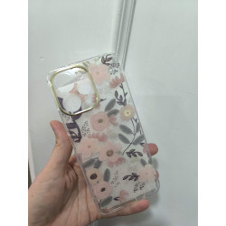 Funda para Redmi 12 con flores preciosas tonos rosas