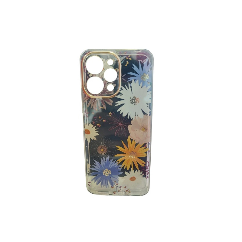 Funda para Redmi 12 estilo girasoles con flores Funda para Redmi 12 estilo girasoles con flores
