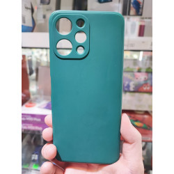 Funda Redmi 12 color verde  lisa