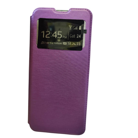 Funda Flip apertura tipo libro para REDMI 12 lila