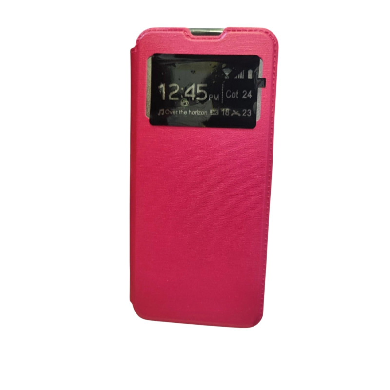Funda Flip apertura tipo libro para REDMI 12 rosa Funda Flip apertura tipo libro para REDMI 12 rosa