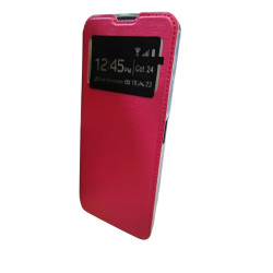 Funda Flip apertura tipo libro para REDMI 12 rosa