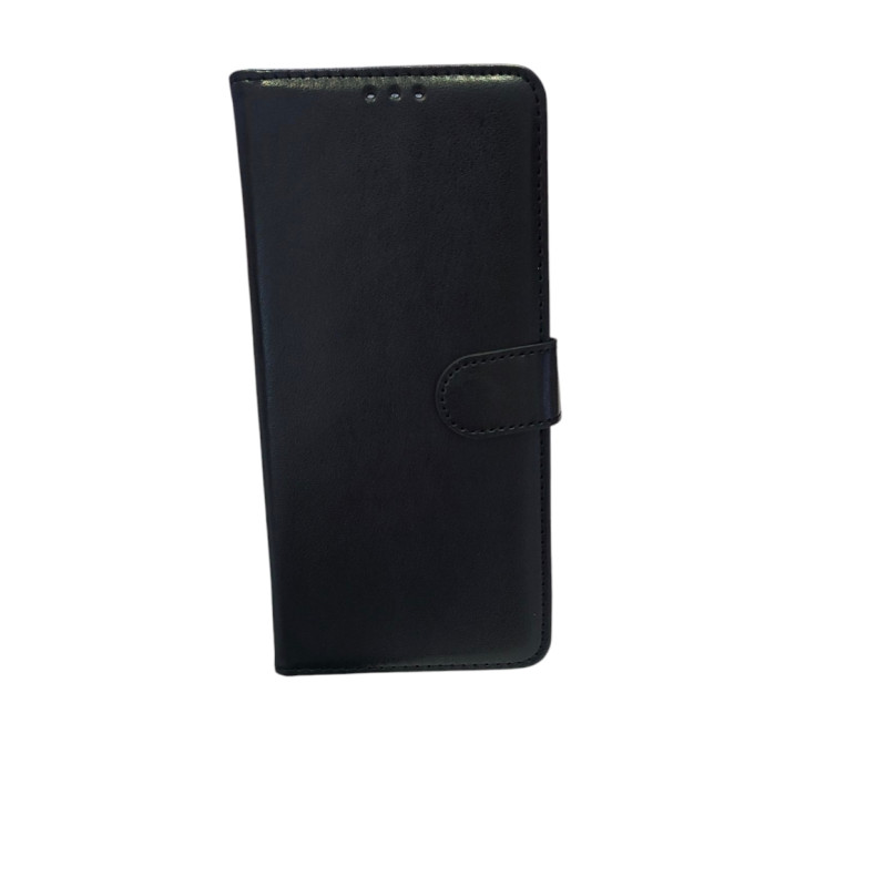 Funda libro para Redmi 12 con cierre clip color negro Funda libro para Redmi 12 con cierre clip color negro