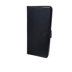 Funda libro para Redmi 12 con cierre clip color negro