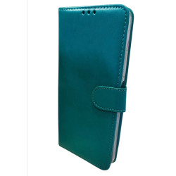 Funda libro para Redmi 12 con cierre clip color azul
