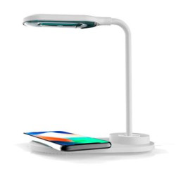 Lámpara Led + Base Carga Inalámbrica Qi Cool Blanco