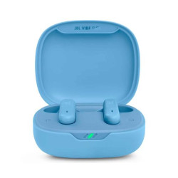 Auriculares Bluetooth JBL Vibe Flex con estuche de carga/ Autonomía 8h/ Azul