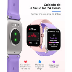 TOOBUR Reloj Inteligente Mujer con Alexa color lila
