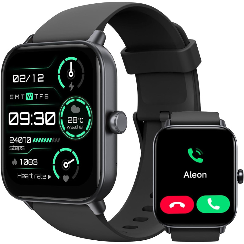 TOOBUR Reloj Inteligente Mujer con Alexa color negro TOOBUR Reloj Inteligente Mujer con Alexa color negro
