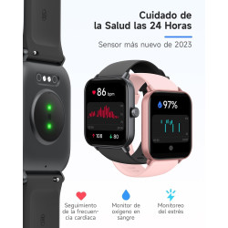 TOOBUR Reloj Inteligente Mujer con Alexa color negro