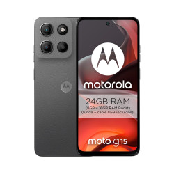 MOTOROLA MOTO G15 4G GREY / 8+256GB / 6.72" FULL FHD+