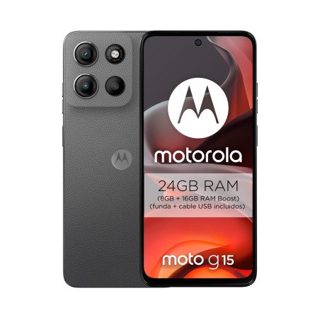 MOTOROLA MOTO G15 4G GREY / 8+256GB / 6.72" FULL FHD+