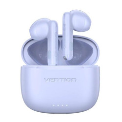 Auriculares Bluetooth Vention ELF E03 NBHV0 con estuche de carga/ Autonomía 6h/ Púrpura
